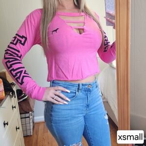 Victoria's Secret PINK | Cut-Out Crop Top